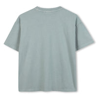 Thumbnail for HUGO Playera para niño y teen gris logo al tono al frente