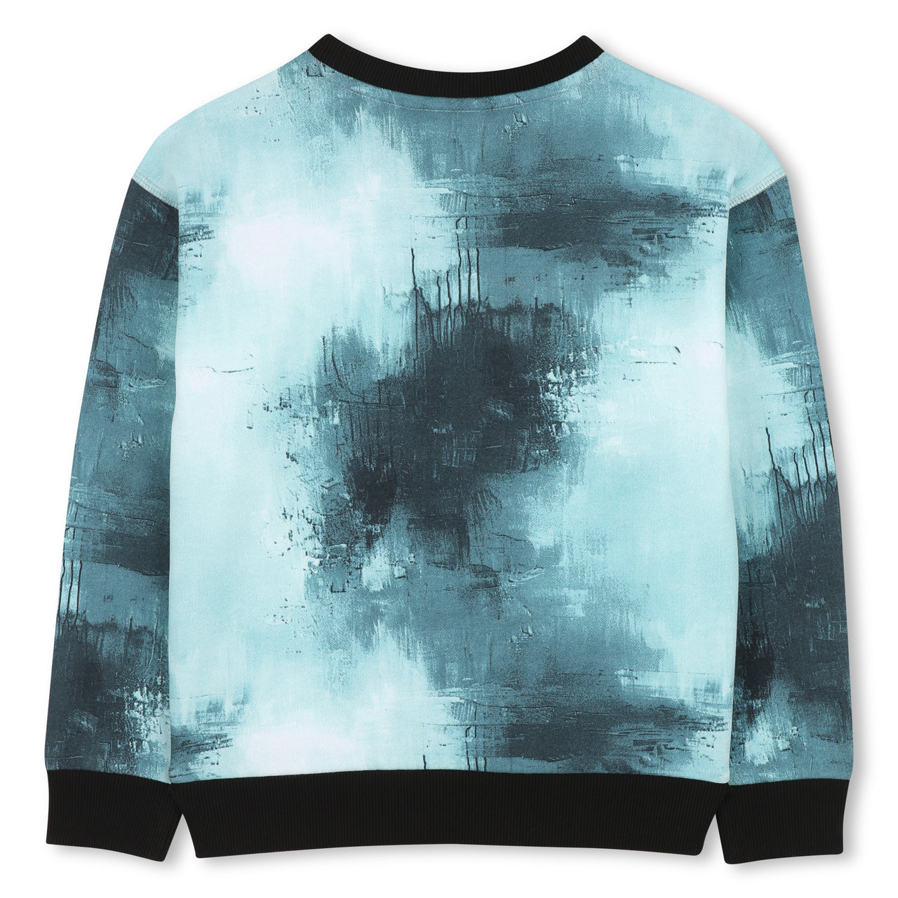 HUGO Sudadera para niño y teen en varios tonos azules pequeño logo al frente