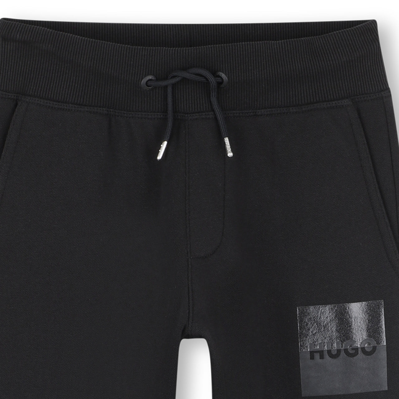 HUGO Set de pants para niño y teen color negro logo al tono
