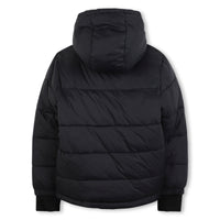 Thumbnail for HUGO Chamarra  para niño y teens reversible a cuadros por un lado y por el otro negra