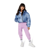 Thumbnail for HUGO Set de pants para niña y teen color rosa con capucha