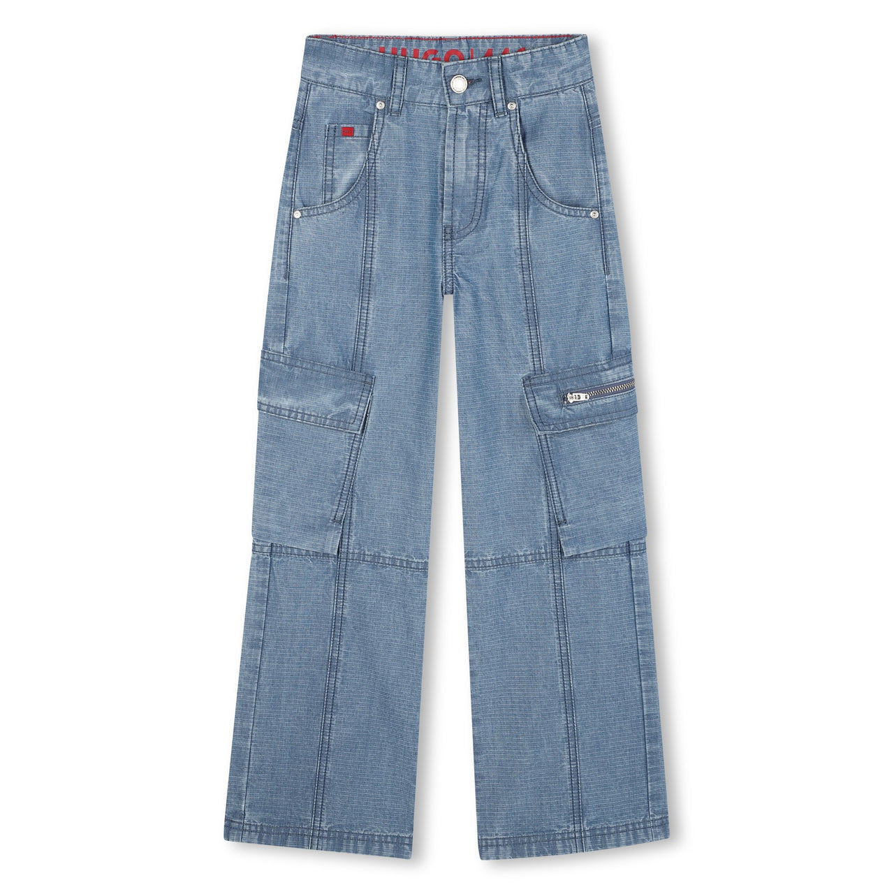 HUGO Jeans para niña y teen tela muy suave color azul