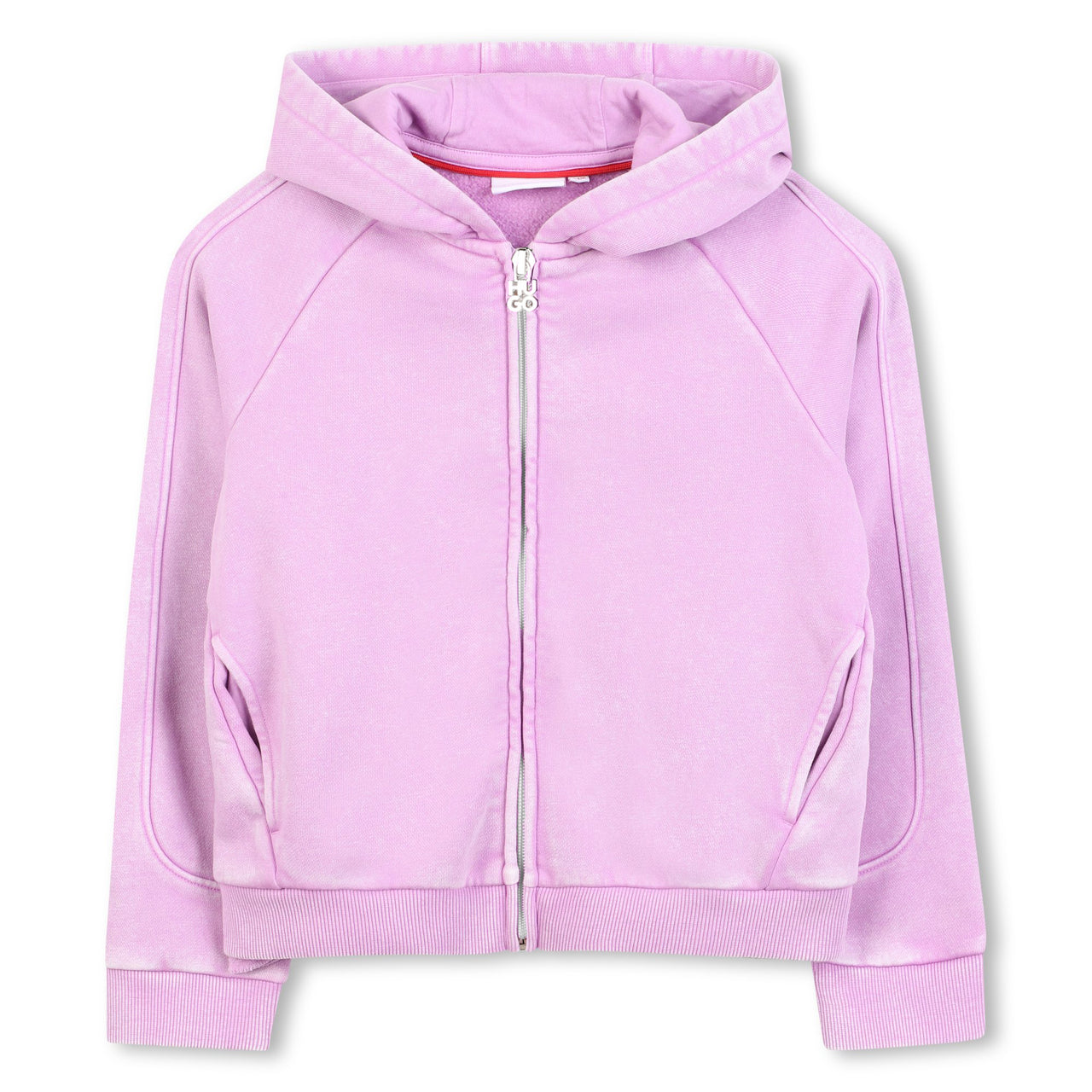 HUGO Set de pants para niña y teen color rosa con capucha