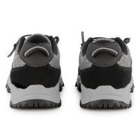 Thumbnail for HUGO Tenis para niño y teen color gris y negro agujetas cruzadas