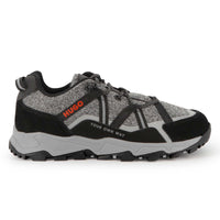 Thumbnail for HUGO Tenis para niño y teen color gris y negro agujetas cruzadas