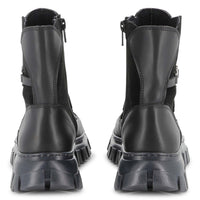 Thumbnail for HUGO Botin para niño y teen color negro logo herrage