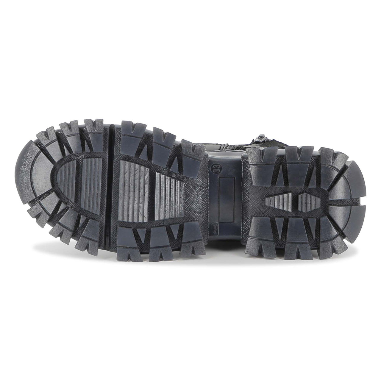 HUGO Botin para niño y teen color negro logo herrage