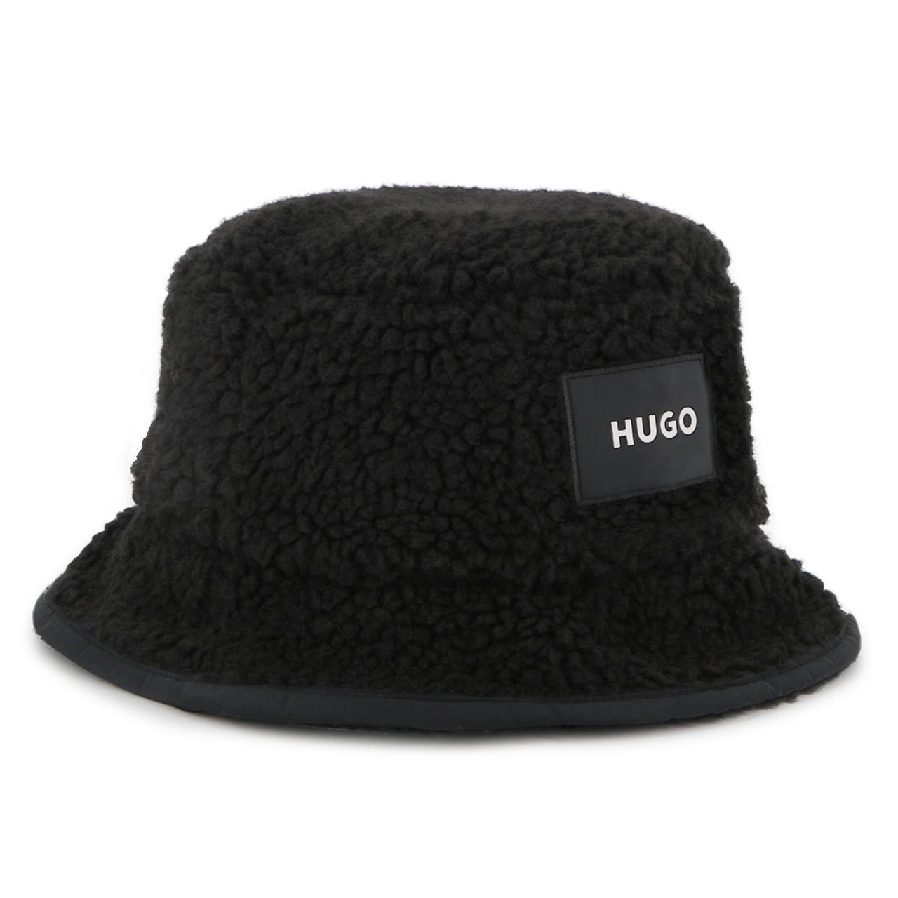 HUGO Gorro de frio para niño y teen  unisex reversible color negro