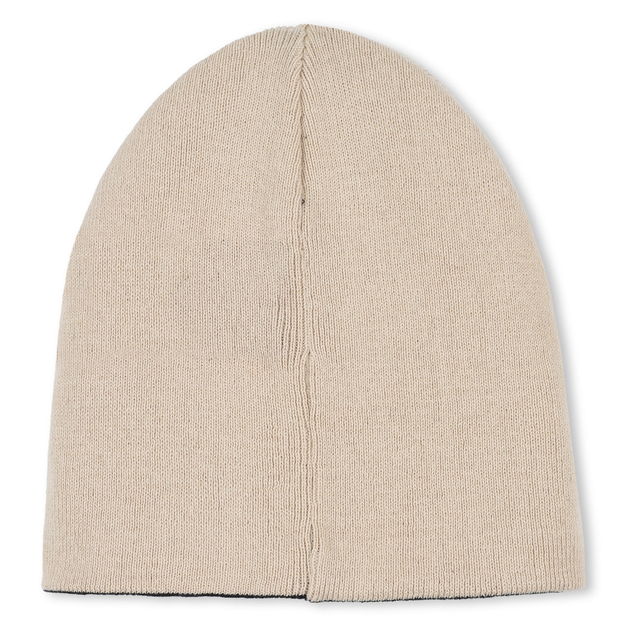 HUGO Gorro de frio reversible para niño y teen unisex color negro y beige