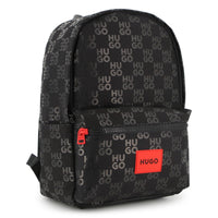 Thumbnail for HUGO Back pack para niño y teen all over print logo