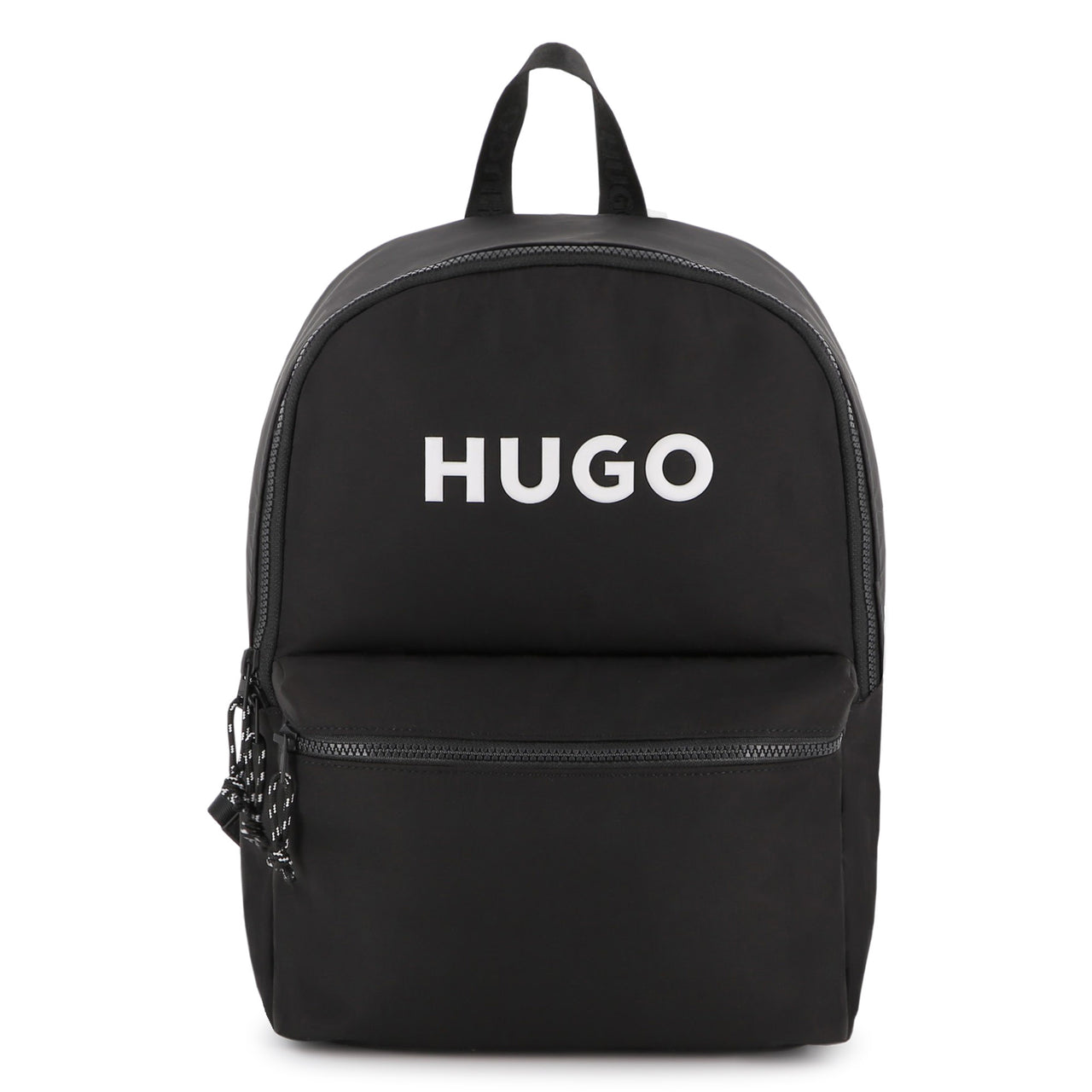 HUGO Back pack para niño y teen logo en blanco al frente