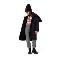 Thumbnail for HUGO Gorro de frio para niño y teen  unisex color negro  logo en rojo