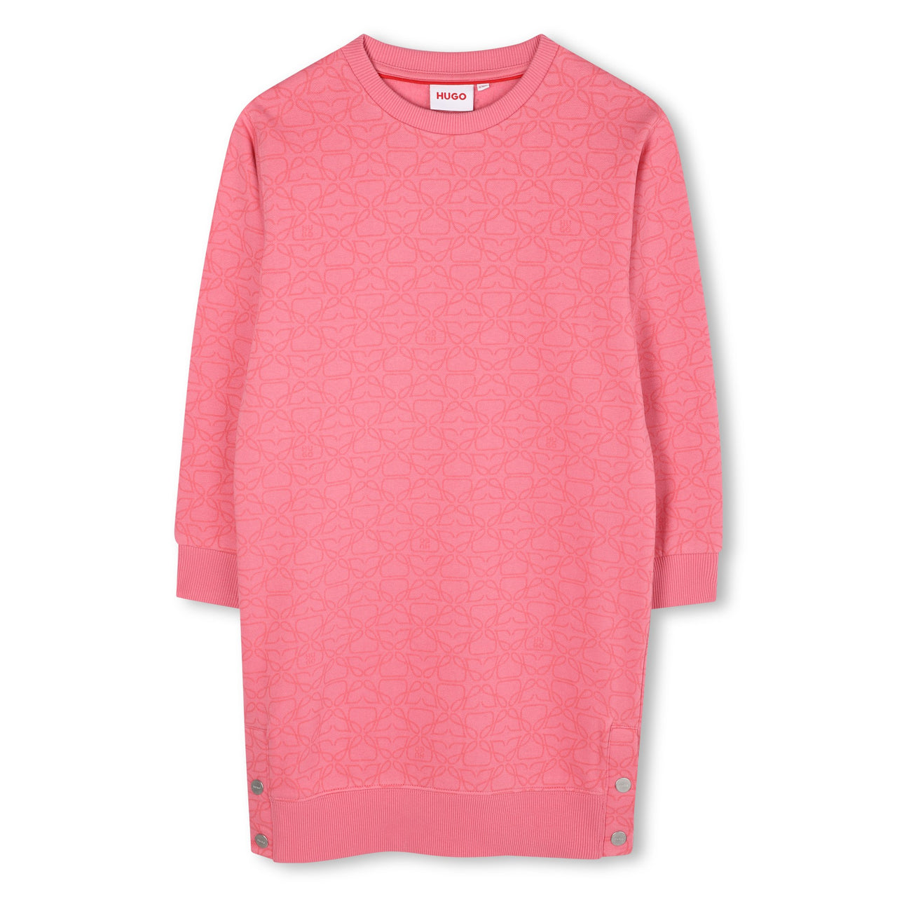 HUGO Vestido para niña y teen color coral