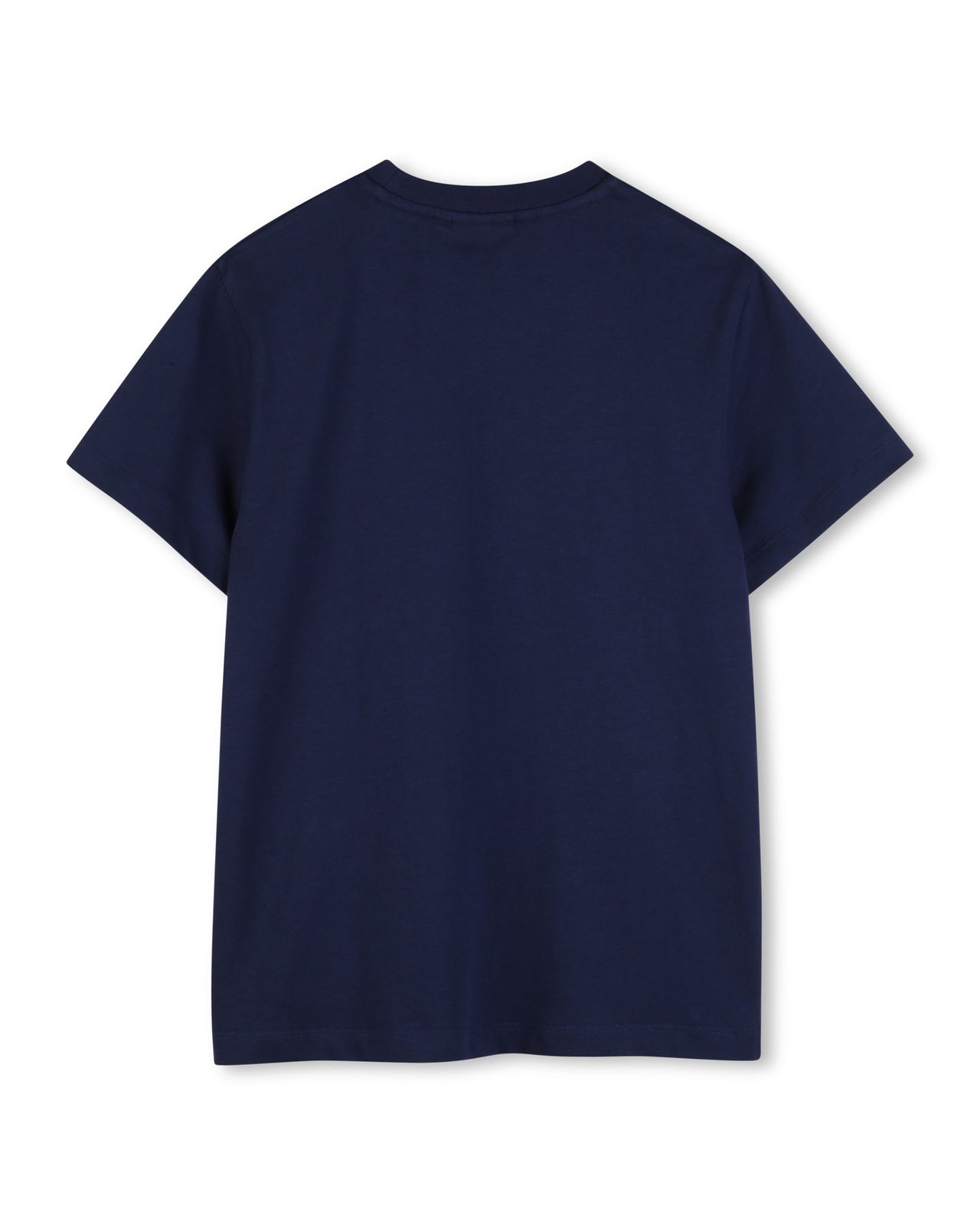 HUGO Playera para niño y teen azul, logo difuminado