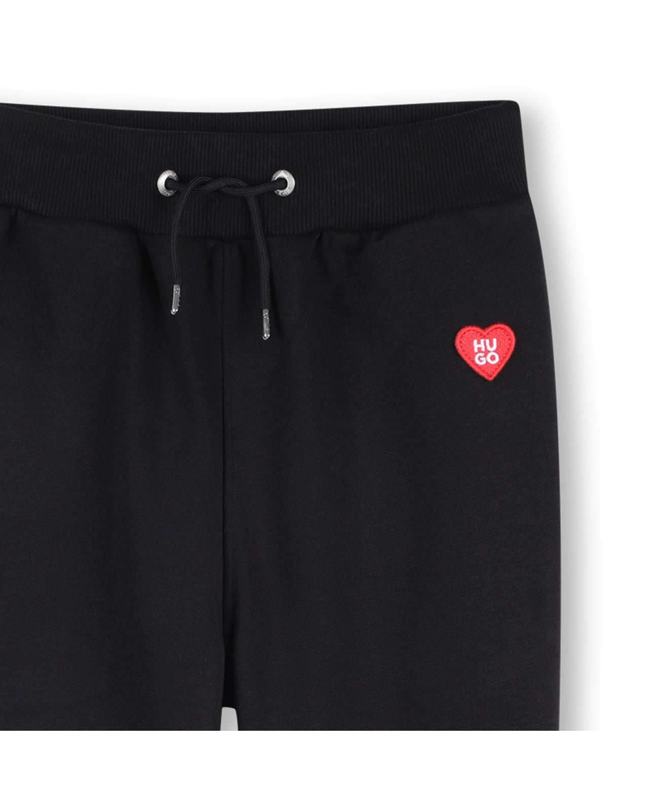 HUGO Set de pants para niña y teen negro con corazon