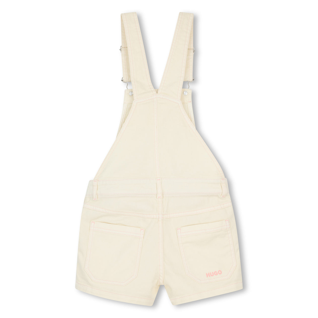 HUGO Peto overall short para niña y teen beige