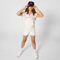 Thumbnail for HUGO Peto overall short para niña y teen beige
