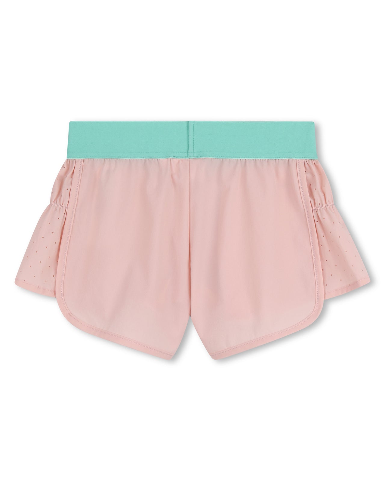 HUGO Set de Short con sudadera para niña y teen en tonos blancos rosas y verdes con capucha