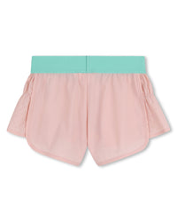 Thumbnail for HUGO Set de Short con sudadera para niña y teen en tonos blancos rosas y verdes con capucha