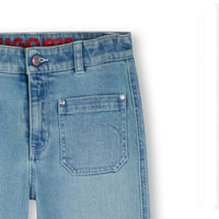 Thumbnail for HUGO Jeans para niña y teen azul claro full fashion