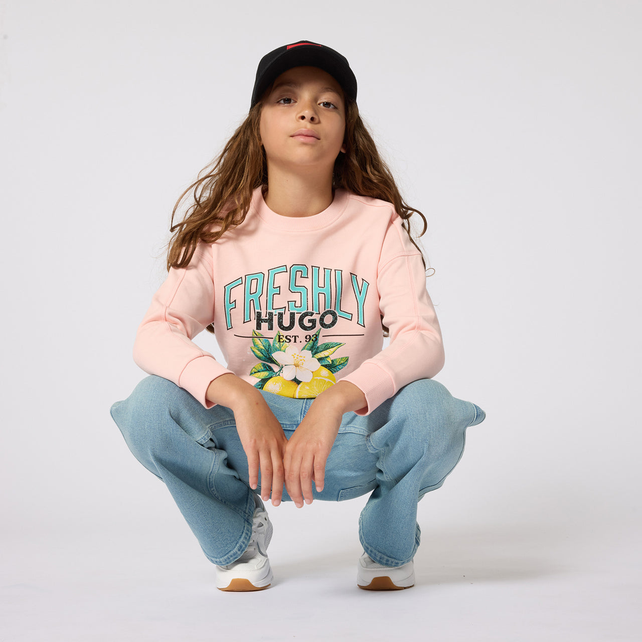 HUGO Jeans para niña y teen azul claro full fashion