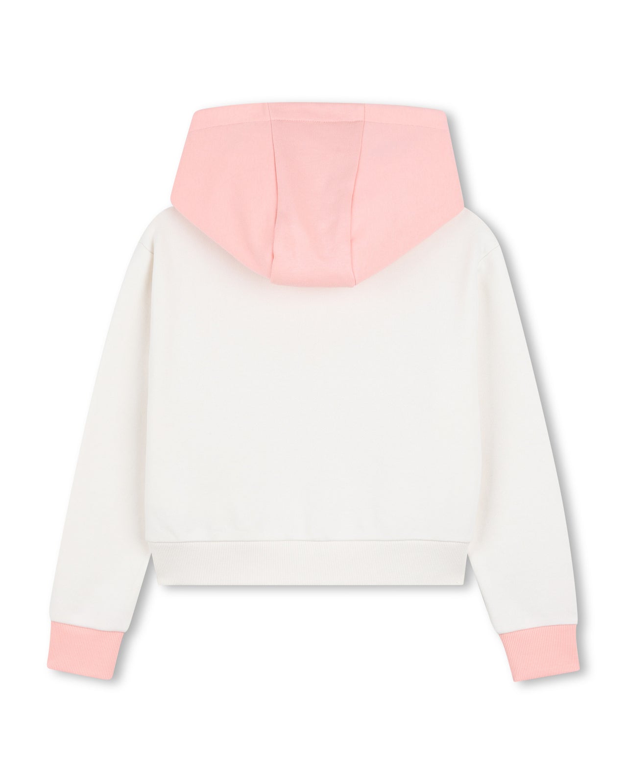 HUGO Set de Short con sudadera para niña y teen en tonos blancos rosas y verdes con capucha