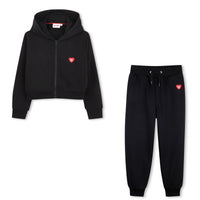 Thumbnail for HUGO Set de pants para niña y teen negro con corazon