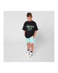 Thumbnail for HUGO tenis para niño y teen con agujetas blancos logo realzado en blanco