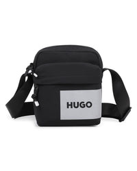 Thumbnail for HUGO cross body o porta celular para niño y teen color negro cuadrada