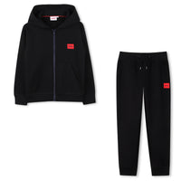 Thumbnail for HUGO Set de pants para niño y teen negro logo tipo parche en rojo
