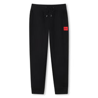 Thumbnail for HUGO Set de pants para niño y teen negro logo tipo parche en rojo