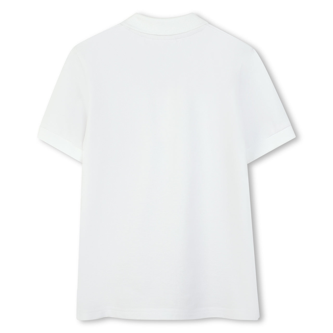 HUGO Polo para niño y teen blanco logo parche rojo