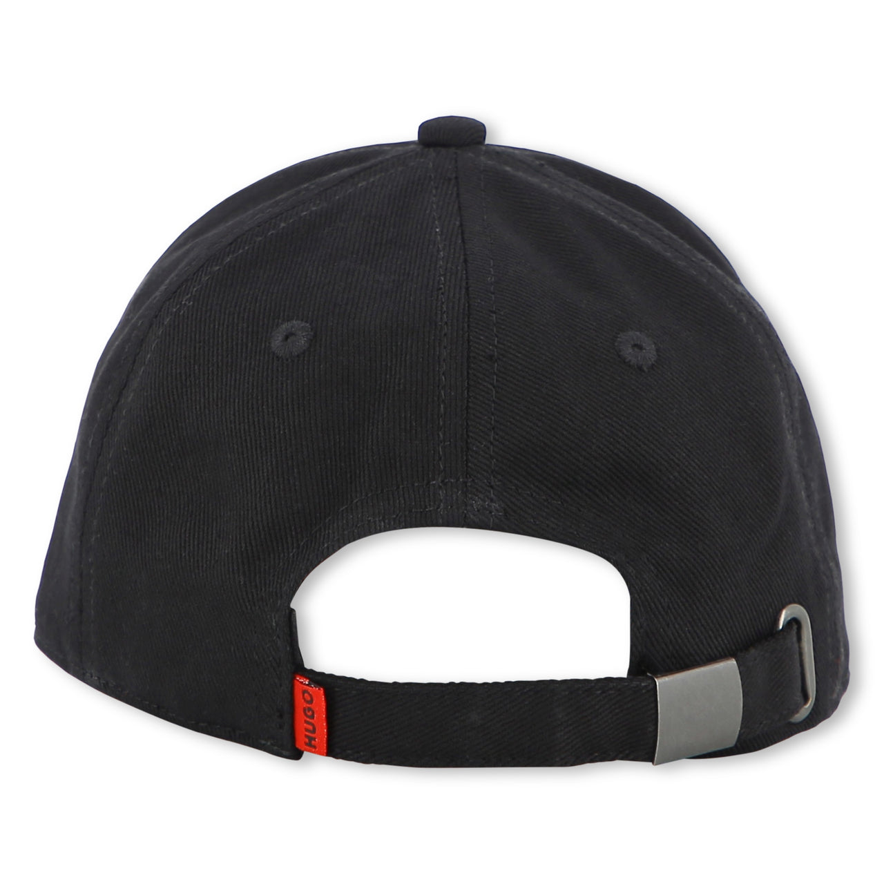 HUGO Gorra negra permanent para niño y teen unisex logo con aplicacion