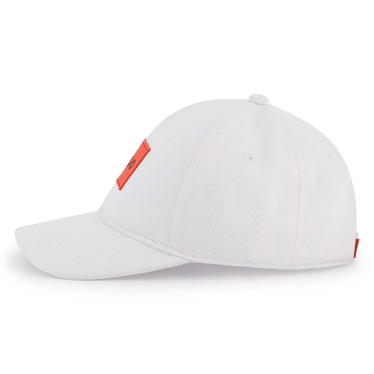HUGO Gorra blanca permanent para niño y teen unisex logo con aplicacion