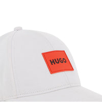 Thumbnail for HUGO Gorra blanca permanent para niño y teen unisex logo con aplicacion