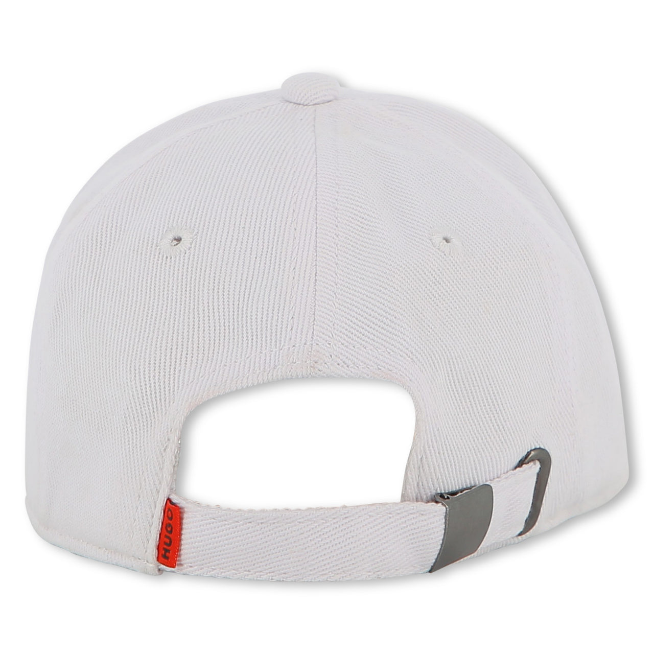 HUGO Gorra blanca permanent para niño y teen unisex logo con aplicacion