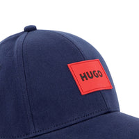 Thumbnail for HUGO Gorra azul permanent para niño y teen unisex logo con aplicacion