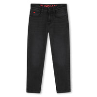 Thumbnail for HUGO Jeans para niño y teen color negro regular fit