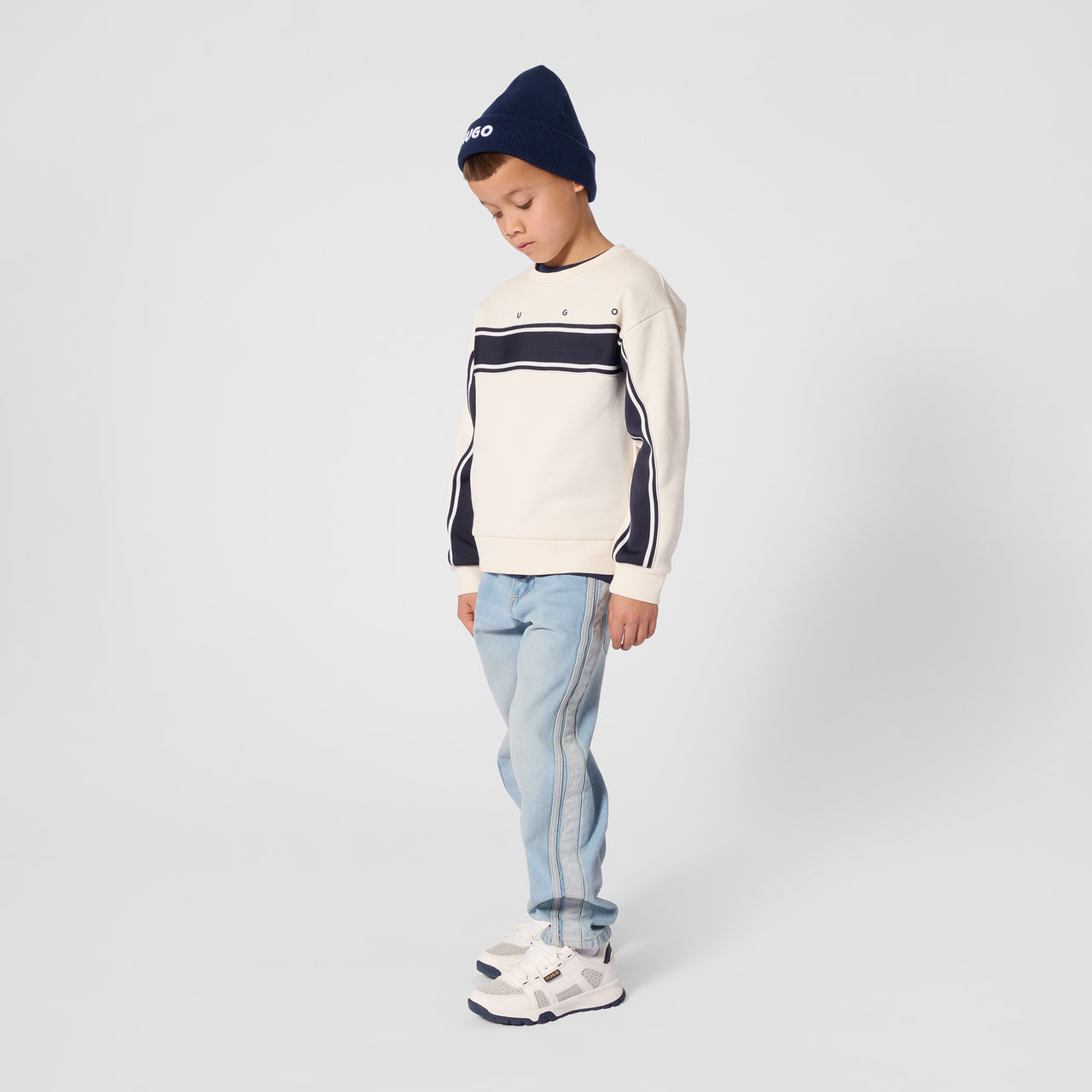 HUGO Set de pants para niño blanco full fashion