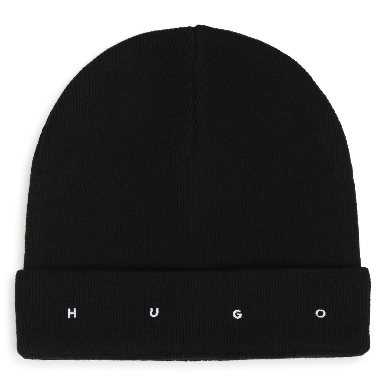 HUGO Gorro para niño negro pequeño logo