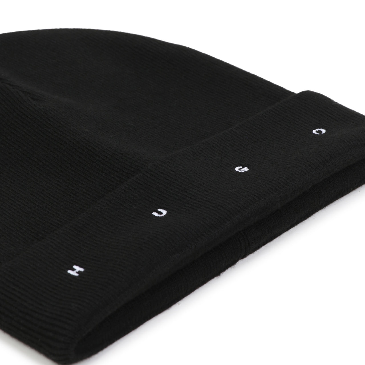 HUGO Gorro para niño negro pequeño logo