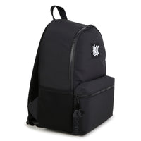 Thumbnail for HUGO backpack para niño y teen unisex negra logo, al frente