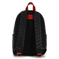 Thumbnail for HUGO backpack para niño y teen unisex all over print logo, al frente