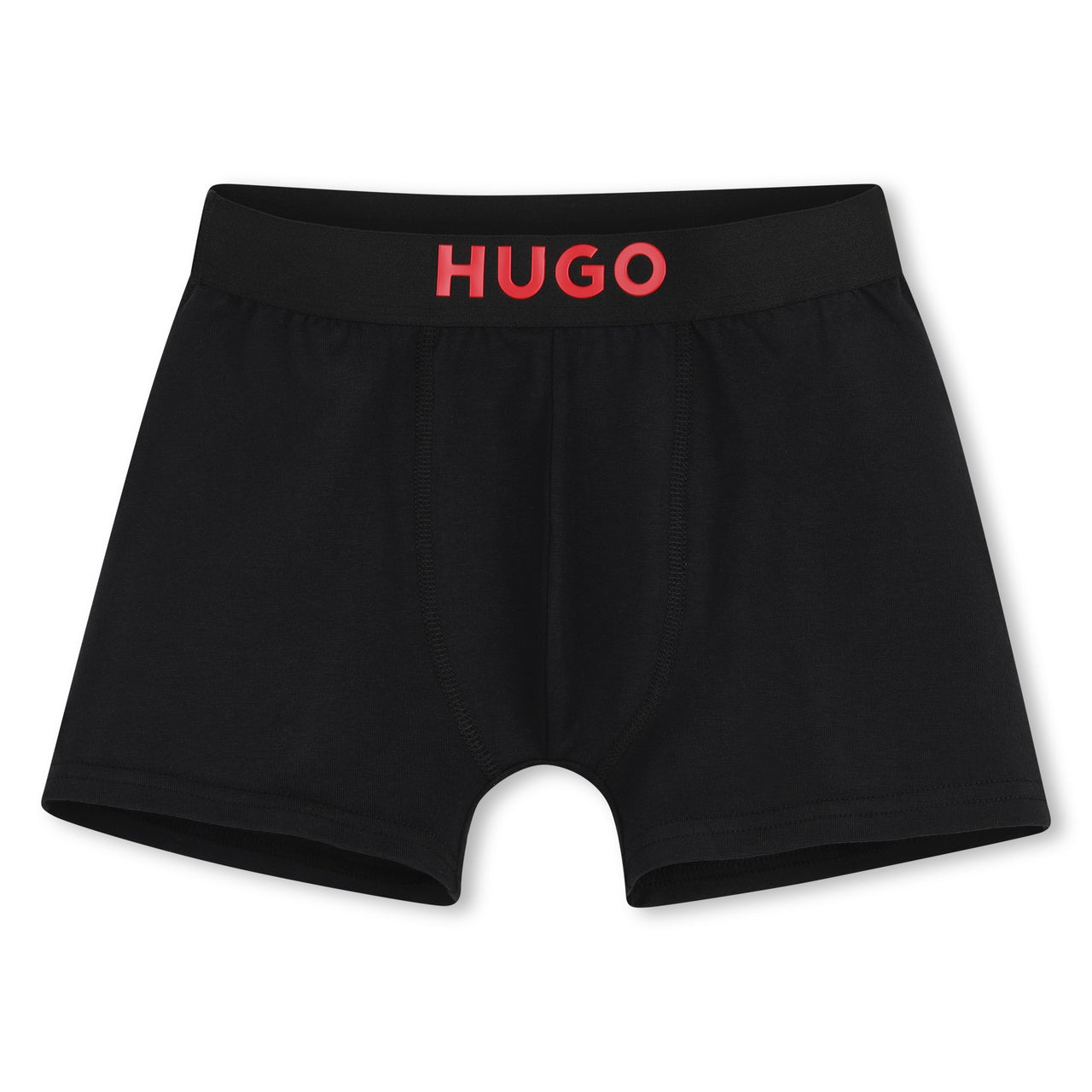 HUGO Set de 2 boxers negro para niño y teen liso otro allover print