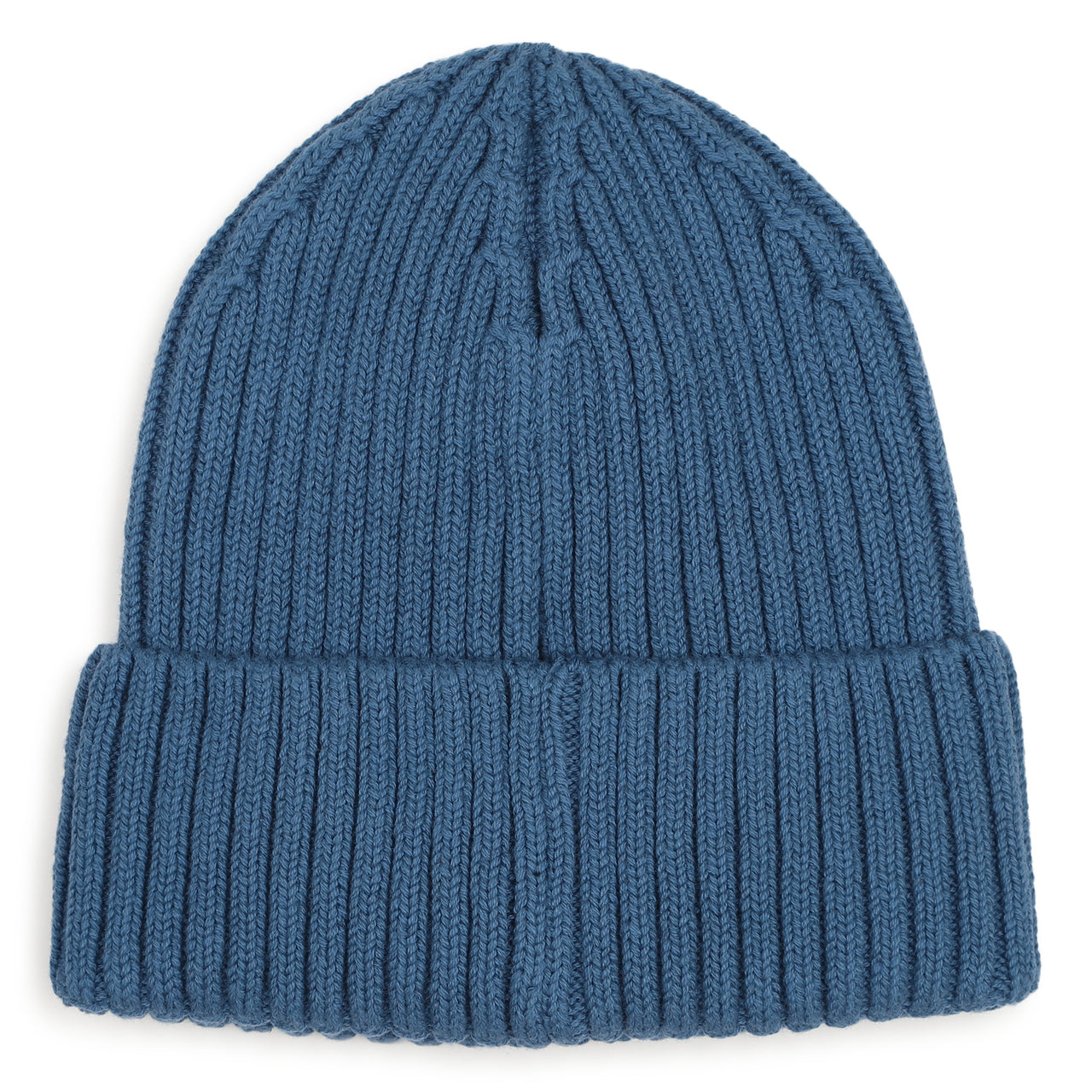 HUGO Gorro para niño azul logo tipo parche rojo al frente