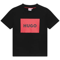 Thumbnail for Playera HUGO negra para niños y adolescentes