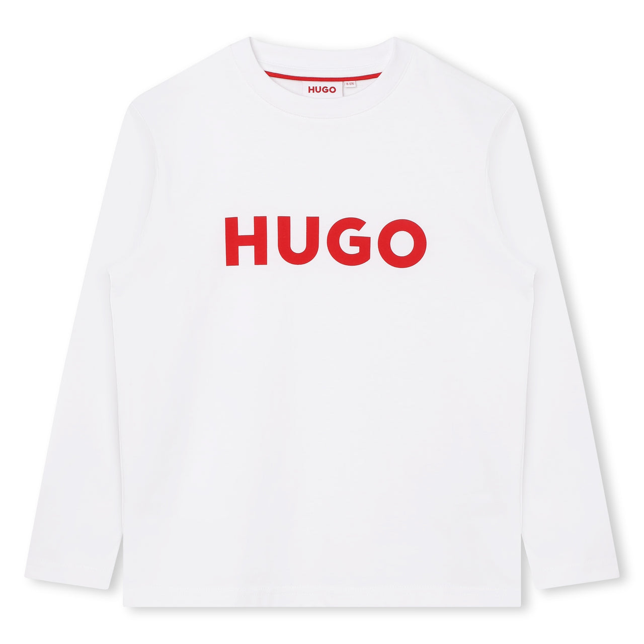 Playera HUGO blanca para niños y adolescentes