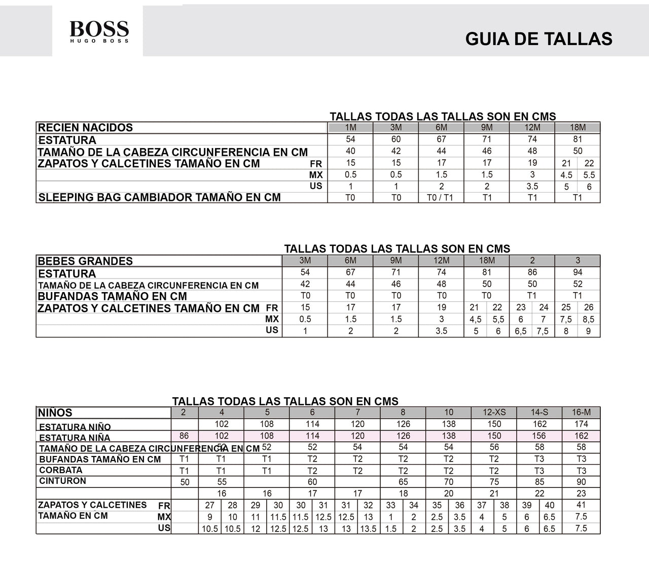 Chanclas BOSS blancas para niños y adolescentes