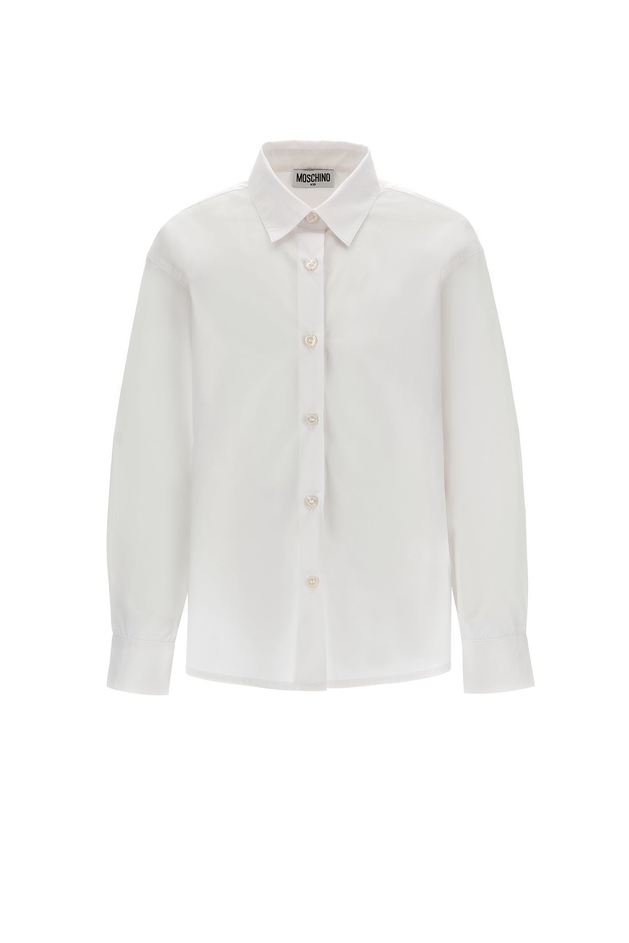 Camisa blanca MOSCHINO para niños y teens