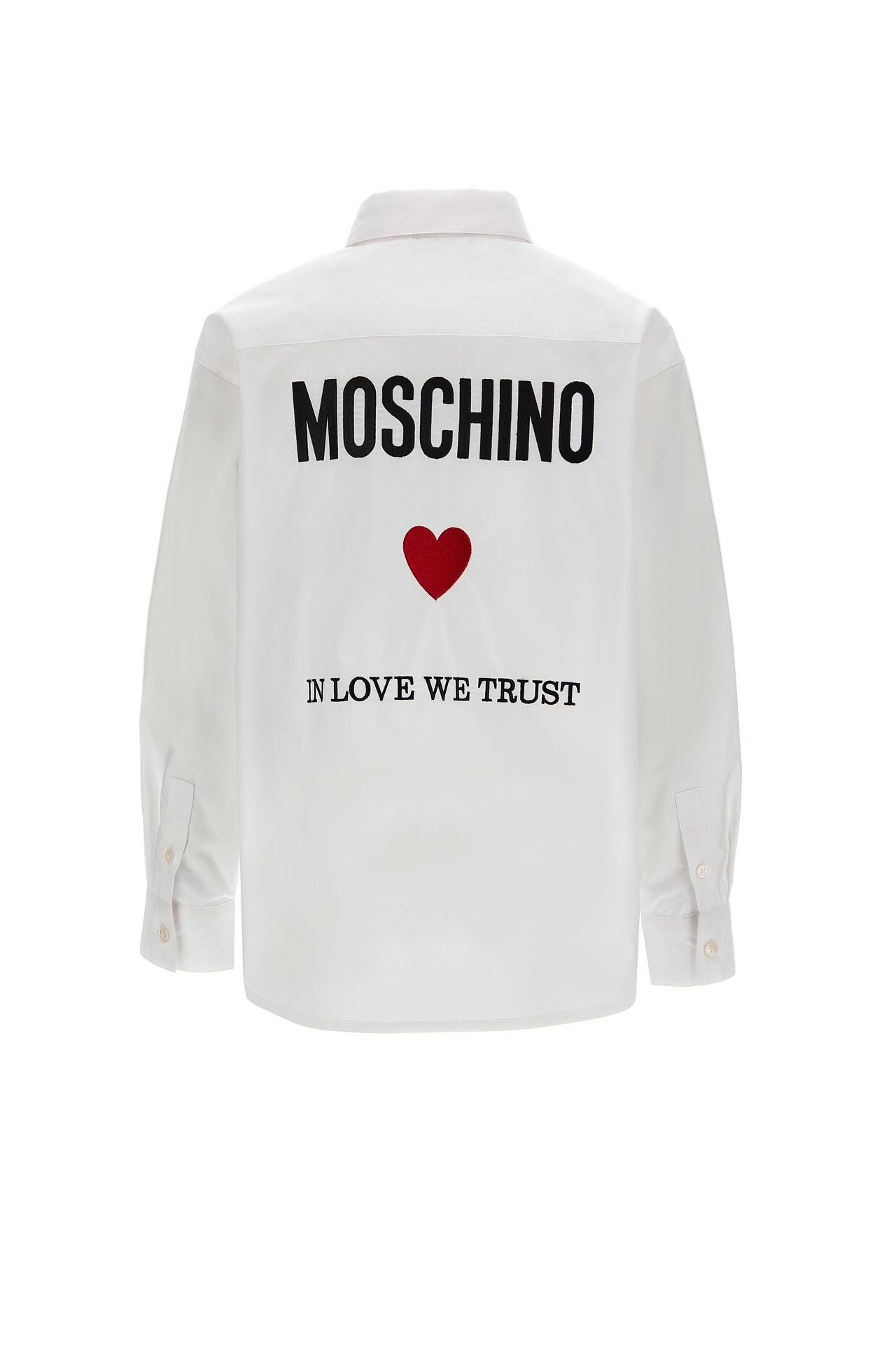 Camisa blanca MOSCHINO para niños y teens